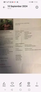 Searching for domestic job