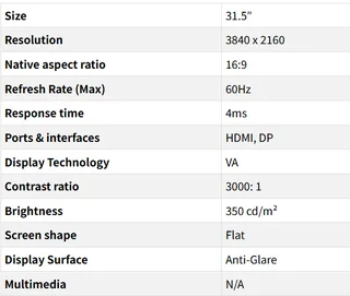 LG 32UN550 Gaming  Monitor