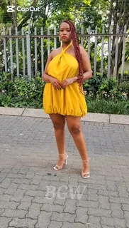 Mustard yellow dress