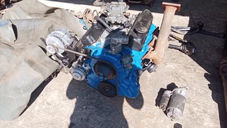 Ford V6 with manifold for bolt on turbo can be started on floor before purchase