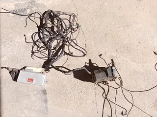 BMW E30 325is evo1 abs pump and abs computer box with wiring and pipes