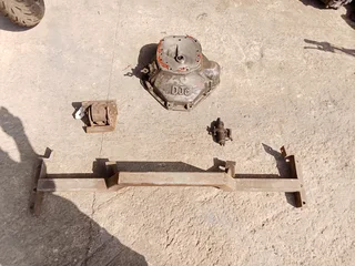 VW conversion DJC bell housing with clutch fork, cross member and gearbox mounting