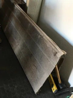 Garage door aluminium panels