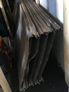 Garage door aluminium panels