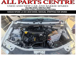 Nissan NP200 1.5 DCI 2019 diesel manual now stripping for spares