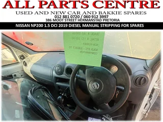 Nissan NP200 1.5 DCI 2019 diesel manual now stripping for spares