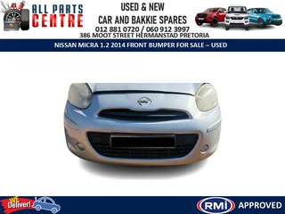 Nissan Micra 2014 front bumper for sale – Used