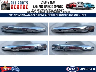 2017 Nissan Navara D23 chrome outer door handles for sale – Used