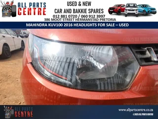 Mahindra KUV100 2016 Headlights for sale – used