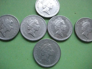 Coins - UK 5 pence