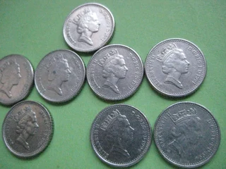 Coins - UK 5 pence