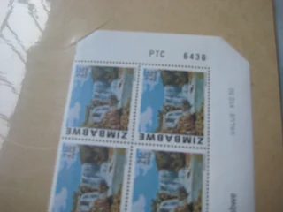 Stamps - Mint Zimbabwe 25c sheets