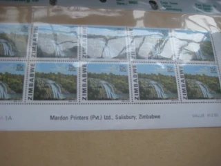 Stamps - Mint Zimbabwe 25c sheets