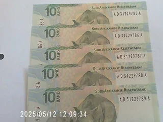 South African Banknotes - UNC