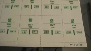 Petrol Rationing Coupons