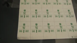 Petrol Rationing Coupons