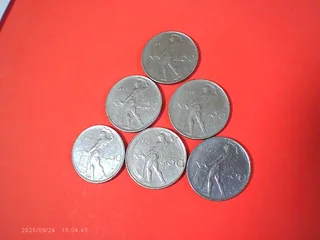 Coins - Italian 50 lire x 16