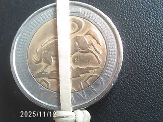 Coin - SA R5 mint error - 2005