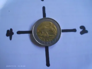 Coin - SA R5 mint error - 2005