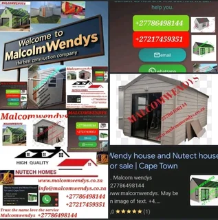 Wendy house and Nutect house for sale