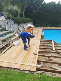 Pool decking and wooden floors
