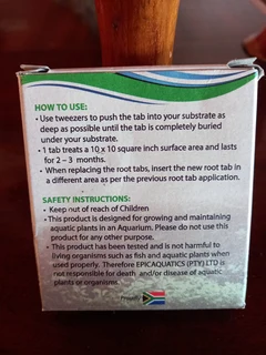 Epic aquatics root tabs R100