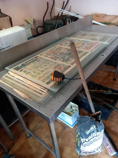 Stainless steel table