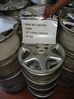 MAG SET FORD 13 INCH 4 HOLE 108 PCD FOR SALE