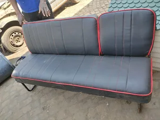 Kombi Re- Upholstered Seats Front Middel &amp; Back For Sale