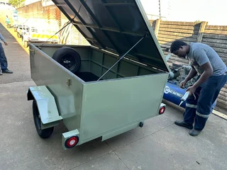 2025 BOX / CAMPING / UTILITY TRAILER: 2.4m  X 1.2m X 600 HIGH