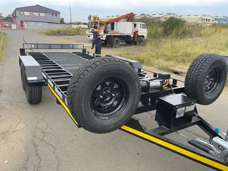 5.5 X 2.2  Wide Very Heavy Duty Car / Land Cruiser / Taxi / Tractor / Bobcat Trailer