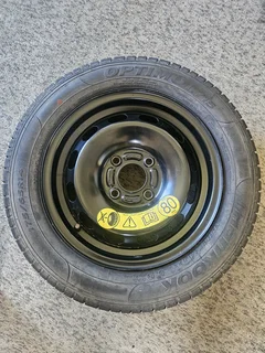 Ford Fiesta spare wheel.