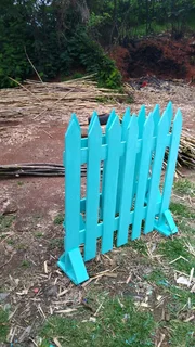 Black wattle, bamboo and picket fences.