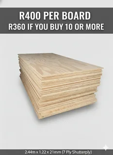 21 mm Shutter Ply Boards – 2440 × 1220