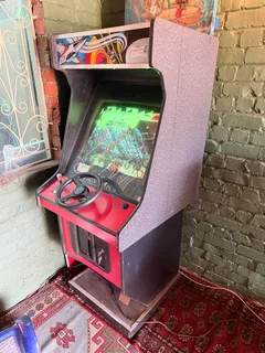 Vintage World Rally Arcade Machine – Coin-Operated Cabinet