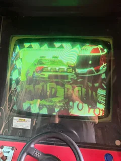 Vintage World Rally Arcade Machine – Coin-Operated Cabinet