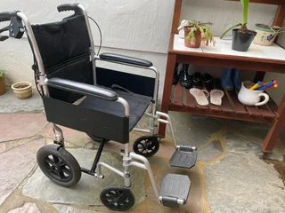 Almost new foldable wheelchair