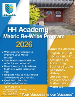 HH Academy Matric Rewrite