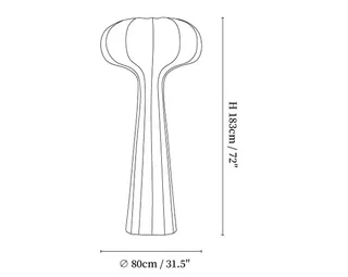 Beautiful Roche Bobois  Mushroom Lamp