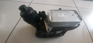 bmw n47d20 double oil cooler housing for sale