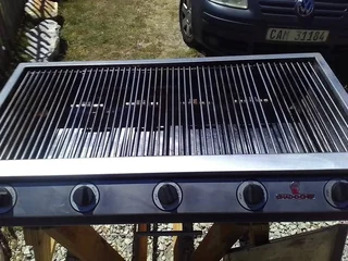 Chad o Chef Stainless Gas Braai 5 Burner