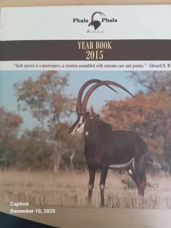 Phala Phala 2015 Wildlife Year book