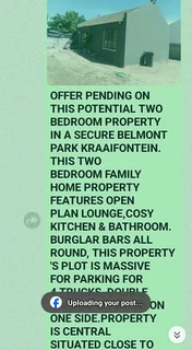 Offer Pending On This Potential Two Bedroom Property In Secure Belmont Park Kraaifontein.