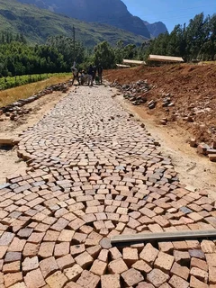Affordable Half Brick Paving