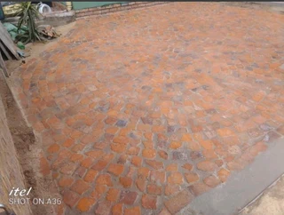 Cheap half brick paving