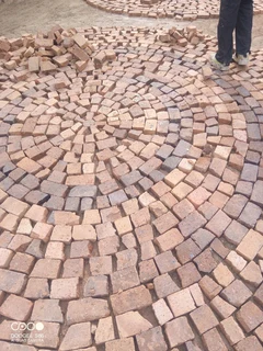 Cheaper half brick paving