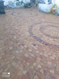 Cheaper half brick paving