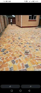 Affodable Half brick paving