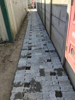 Affordable interlocking paving