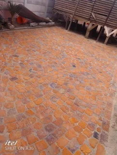 Half brick professional pavers